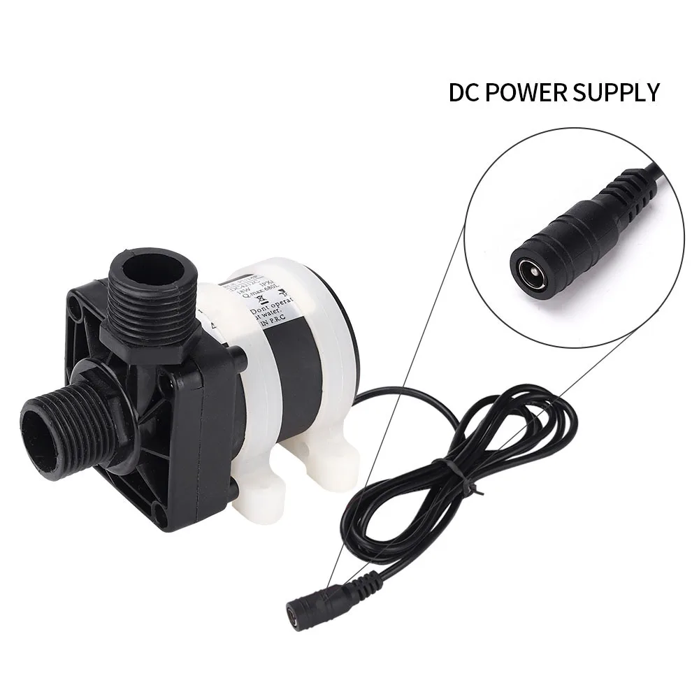 DC12V/24V Low Power Consumption Multifunctional Mini Brushless Fish Tank Mini Submersible Water Pump