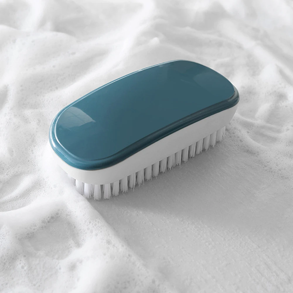 Household Hands Laundry Brush Hard Bristle Plastic Washing Clothes Shoe Sock Cleaning Brush Cleaning Tool for Kitchen Bathroom