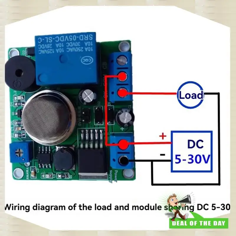 24-Stunden-Lieferung MQ-2 Gasleckdetektor Rauchsensormodul für Arduino mit Alarm Essential Safety Device für Home Industrial
