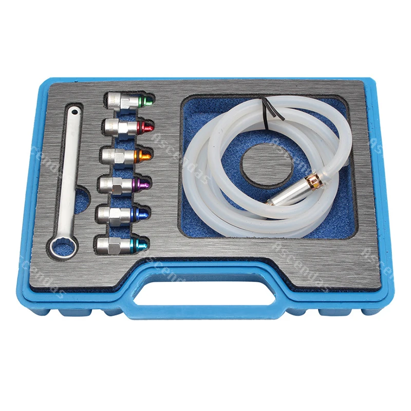 8Pcs Brake Bleeder Wrenches And Drain Hose Kit Improve Repair Efficiency For Bleeding Brake and Hyd Raulic Clutch Systems