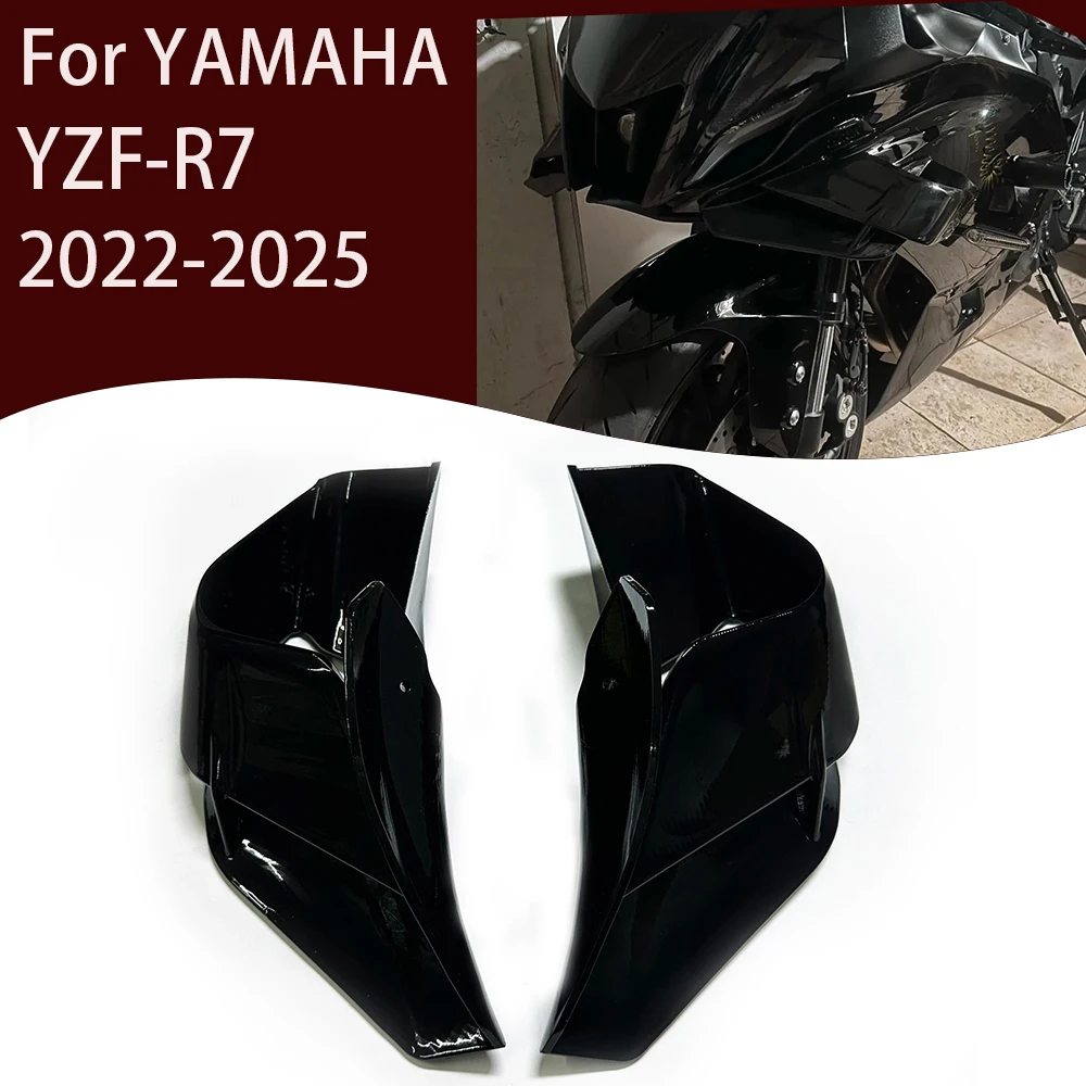 Motorcycle Accessories Fairing Side R7 Winglet Aerodynamic Wing Deflector Spoiler FOR YAMAHA YZF-R7 2022 2023 2024 2025