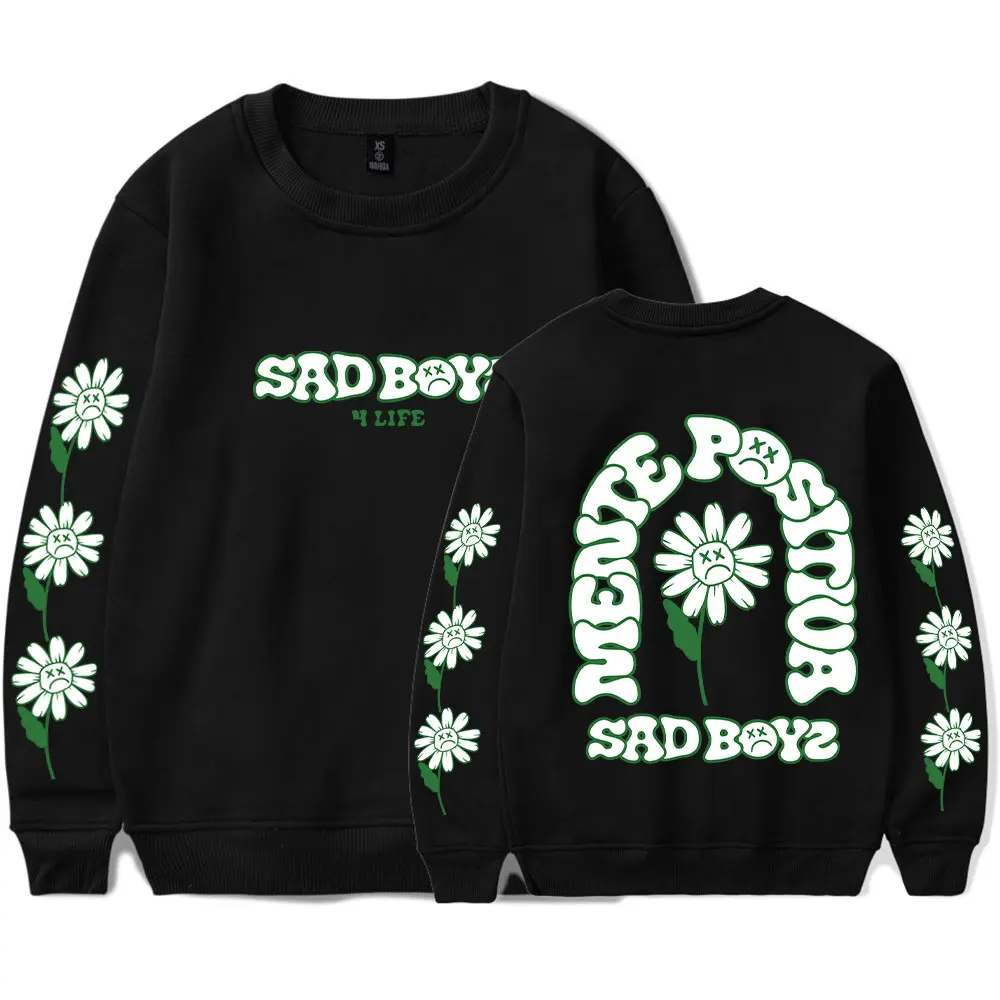 

Junior H Merch $AD Boyz sweater Sad Boyz crewneck capless sweater music fans hip hop winter pullovers