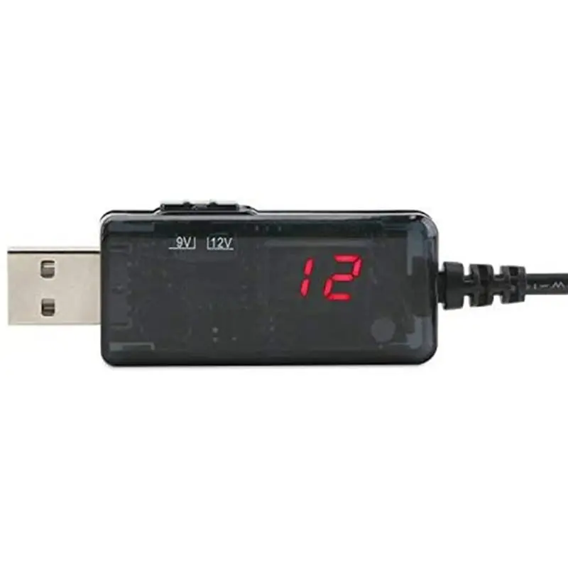 AB08-20X USB To 9V,5V To 12V Step Up,USB Cable DC 5V Boost To 9V 12V Voltage Converter 1A Step-Up Volt Transformer Power Line