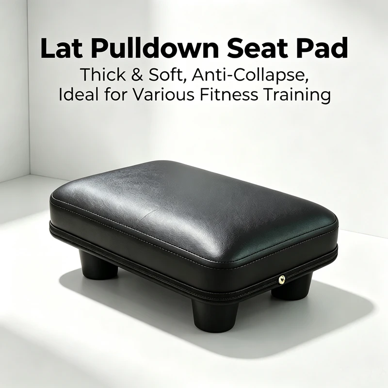 Lat Pulldown Seat Pad Thick PU Foam Hip Cushion Anti-Collapse for Row Deadlift Home Gym Power Rack DIY Parts