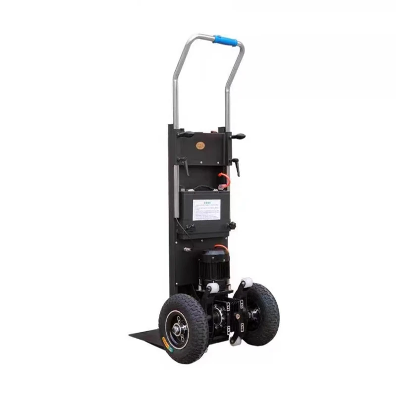 2026 Heavy Electric Stair Climbing Trolley Hand Truck Portable Stair Climbing Folding Cart for Sale