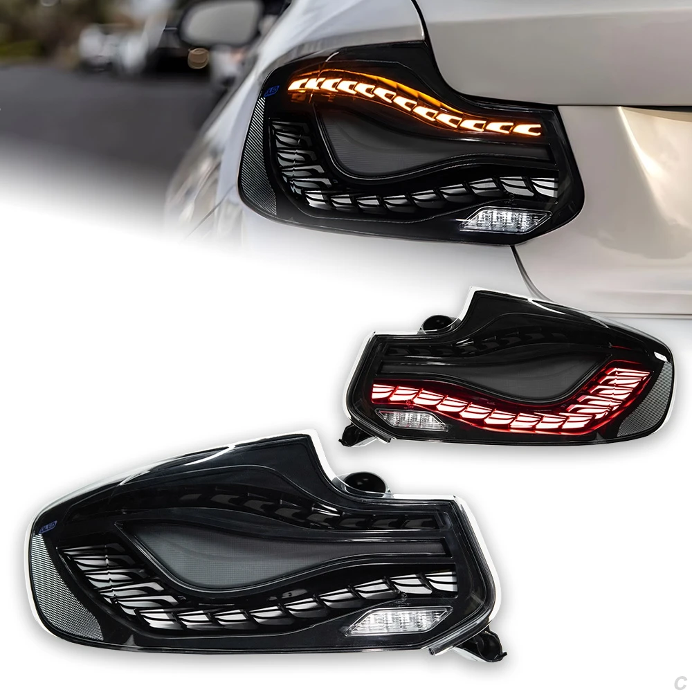 AKD LED DRL for BMW 2 Series F22 Tail Lights F23 LED 220i 225i F44 F45 F46 Rear Lamp DRL Signal Auto Accessories