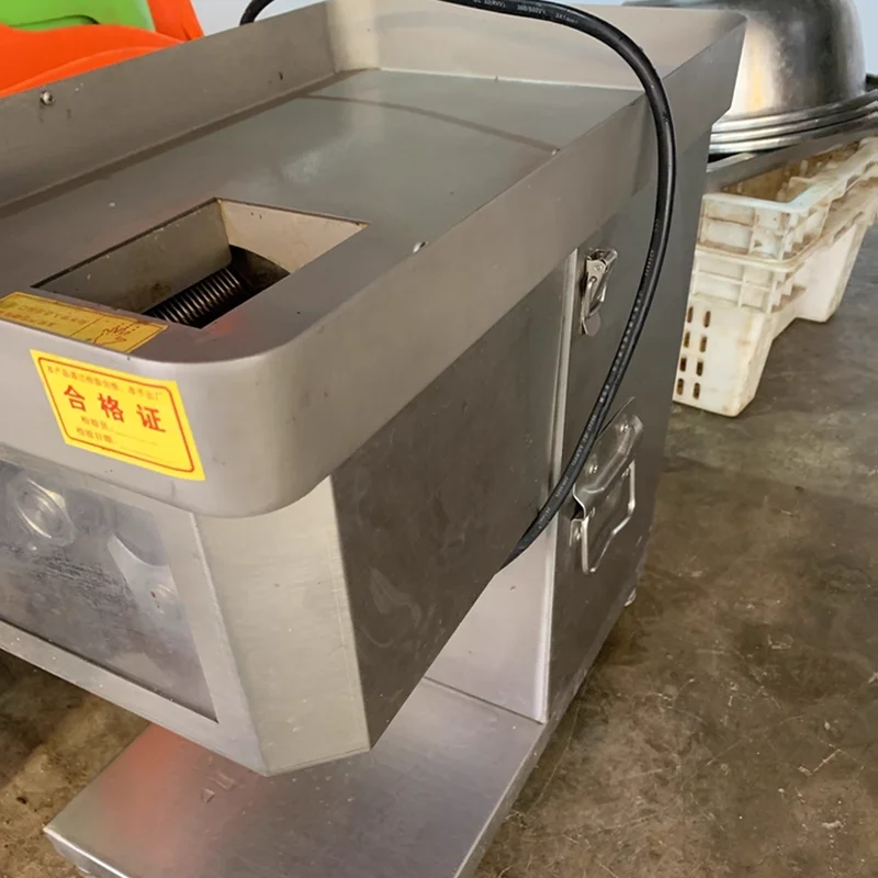 

Industrial Beef Slicer Fully Automatic Meat Slicing Machine with Core Motor for Restaurants New Condition