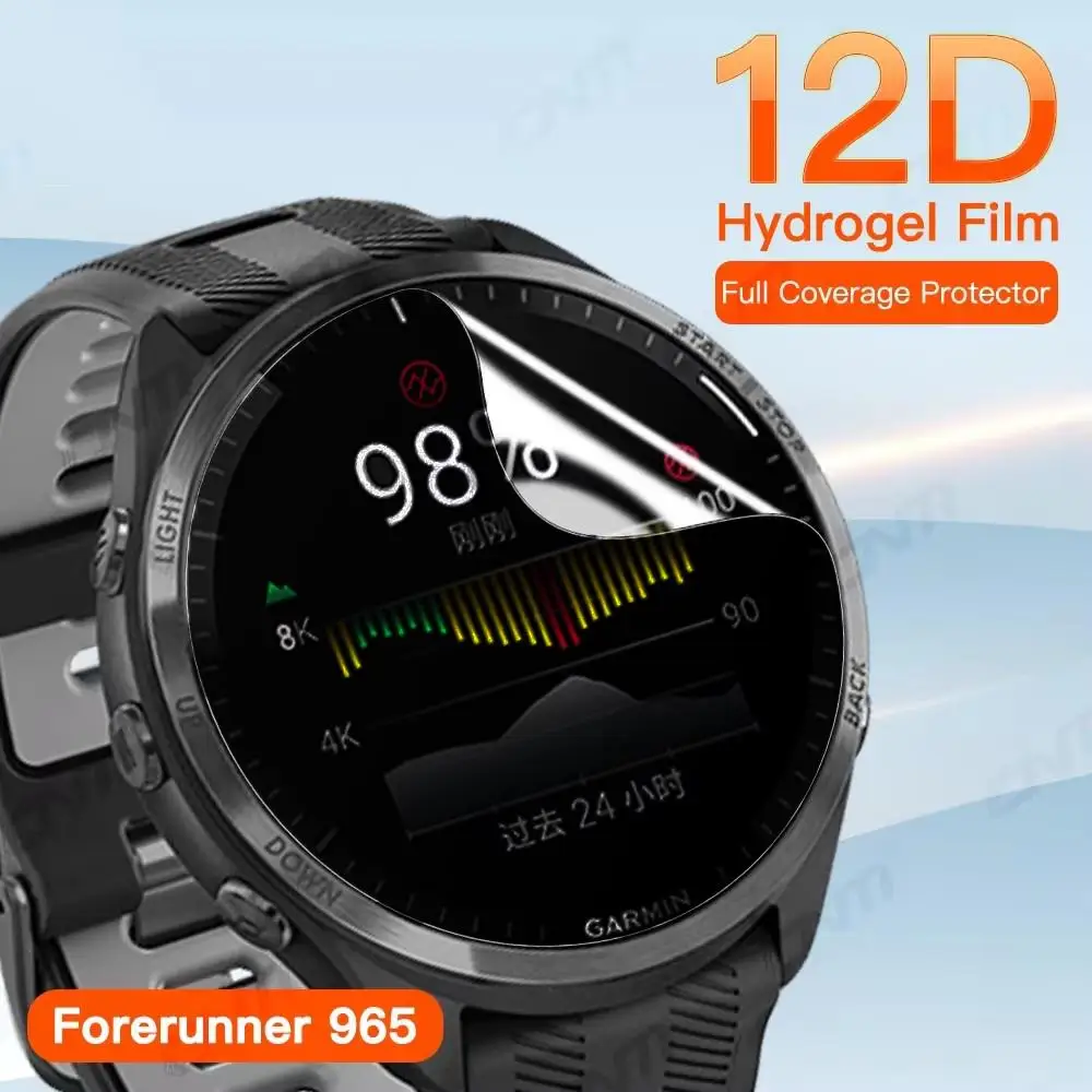 1-5Pcs Privacy Hydrogel Film For Gaimin Forerunner 965 265 265S Full Screen Protector For Garmin 955 255 255S Not Glass