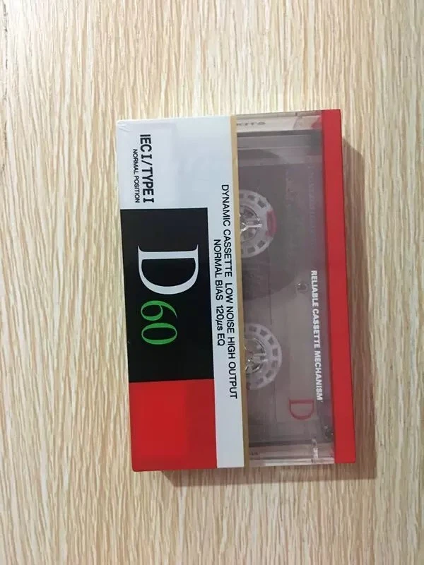 for TDKD60 Blank Audio Cassette Tape, High-Quality 88 Version D60 Minute Type II Cassette Tape for Repeater 2pcs