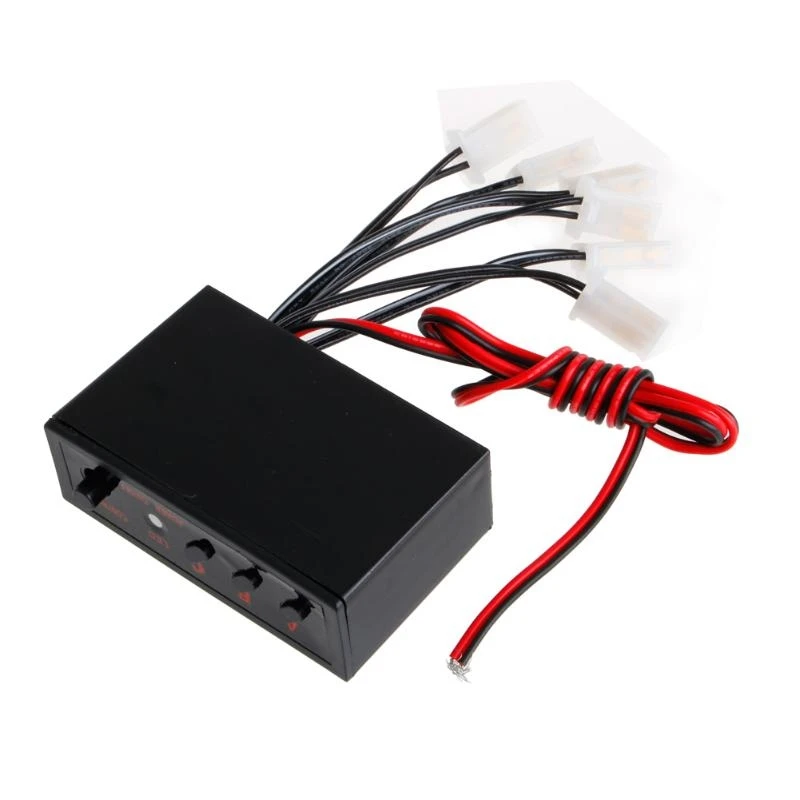 y1gd Universal 6 Ways Controller Brake Light Flasher Module Box for DC 12V for