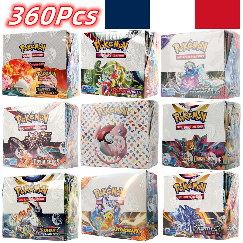 

French Version Pokémon cards TCG: Destined Rivals Scarlet Violet 151 Darkness Ablaze Booster Box Pokemon Cards 36 Pack Box