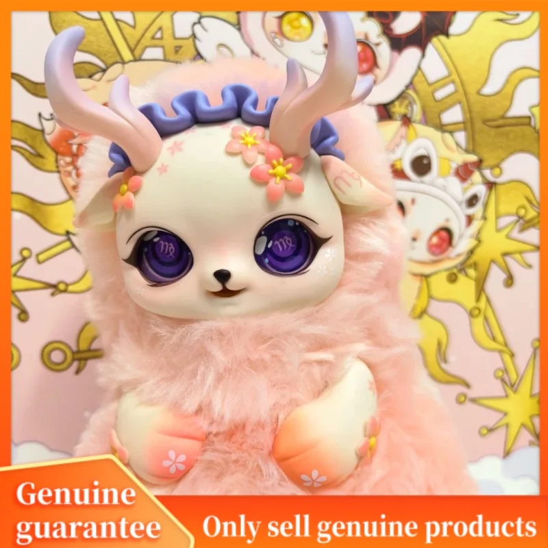 โมบอสตาร์ 12 กลุ่มดาว ซีรีส์หัวใจอันอบอุ่น กล่องสุ่มตุ๊กตาไวนิลหน้าตุ๊กตา กล่องปริศนา ของตกแต่ง ของขวัญสำหรับเด็กผู้หญิง