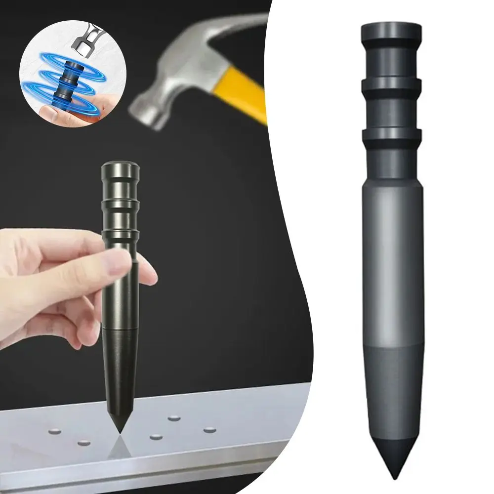 New Portable Punch Locator Multifunctional Positioning Punch Hand Tool High Hardness Punch Durable Manual Center Punch Locator