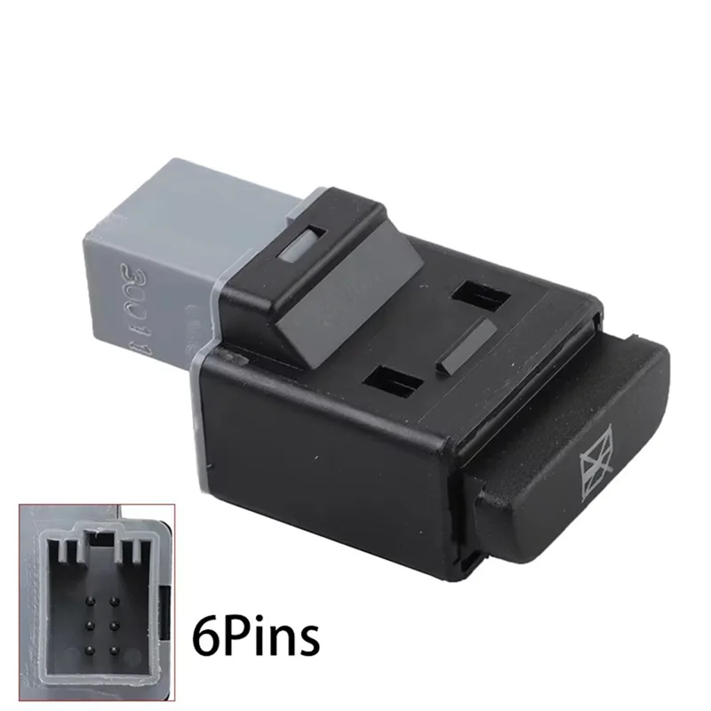 6Q0959859B9 4 ピン車のドアロックスイッチ VW カーアクセサリー-M53K