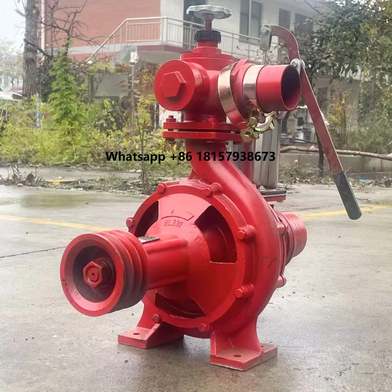 

4 Inch High-Lift Large Flow Sprinkler Pump with Double Impeller 5.5kw Engine Powered Farmland Irrigation