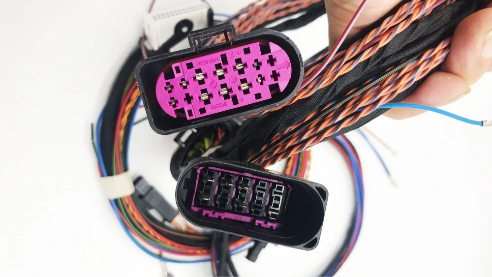 Xenon Headlight Auto Leveling Range Headlight Cornering Harness AFS Xenon Lamp LED Light Wire Cable for Passat B8