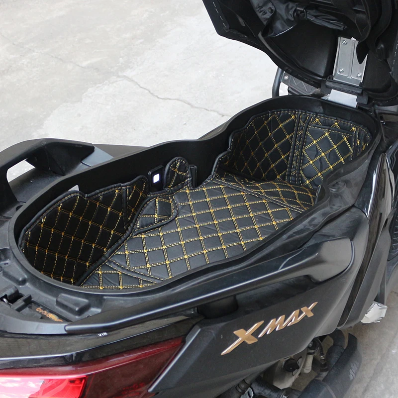 Motorcycle storage box leather Accessories Trunk lining Seat Bucket Protector For Yamaha X-MAX xmax 300 XMAX300