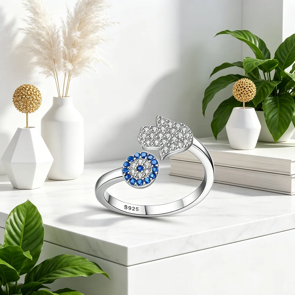 New Arrivals Classic Style Fashion Jewelry Genuine 925 Sterling Silver Rings For Women Girls With Sparkling AAA Grade Crystal