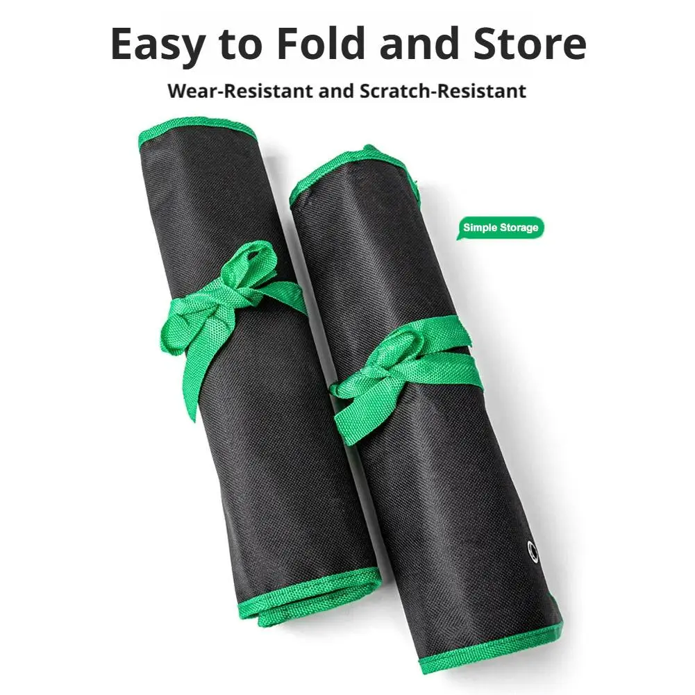 22 Pocket Roll Tool Storage Bag Portable Wrench Organizer Pouch Bag Foldable Spanner Toolkit for Hardware Hand Tools Storage