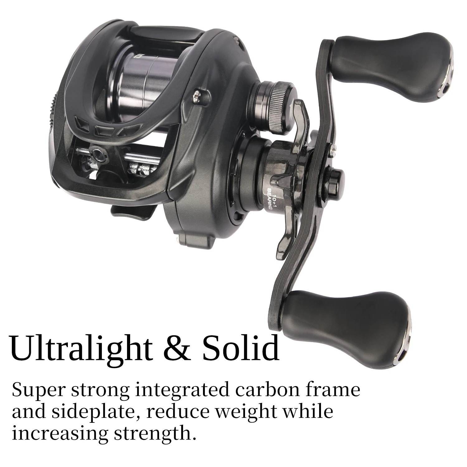 TSURINOYA Dark Wolf Pro 50S 4kg Bait Finesse Low Profile Baitcast Reel  Light Game Casting Fishing Reel 7.1:1 4.6g Shallow Spool