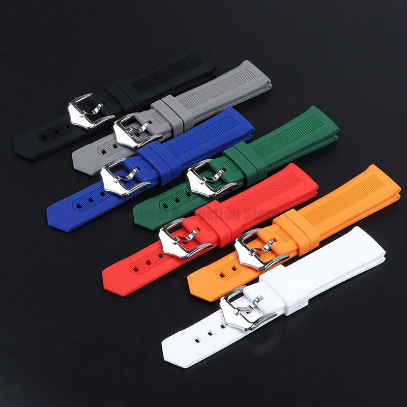 16mm 18mm 20mm 22mm 24mm Silicone Watch Strap 12 14 19 21 26 28mm Rubber Sport Bracelet Soft Universal Watch Band for Samsung