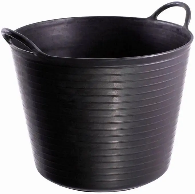 

Flexible 6.8 Gallon Bucket with Comfort Grip Handles, Reinforced for Durability