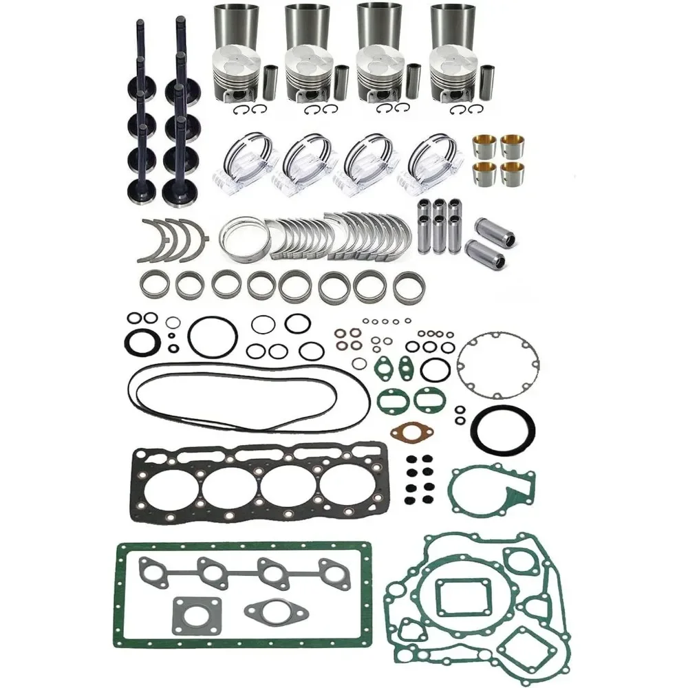 

New STD V1505 Overhaul Rebuild Kit Full Gasket Piston Valve for Kubota