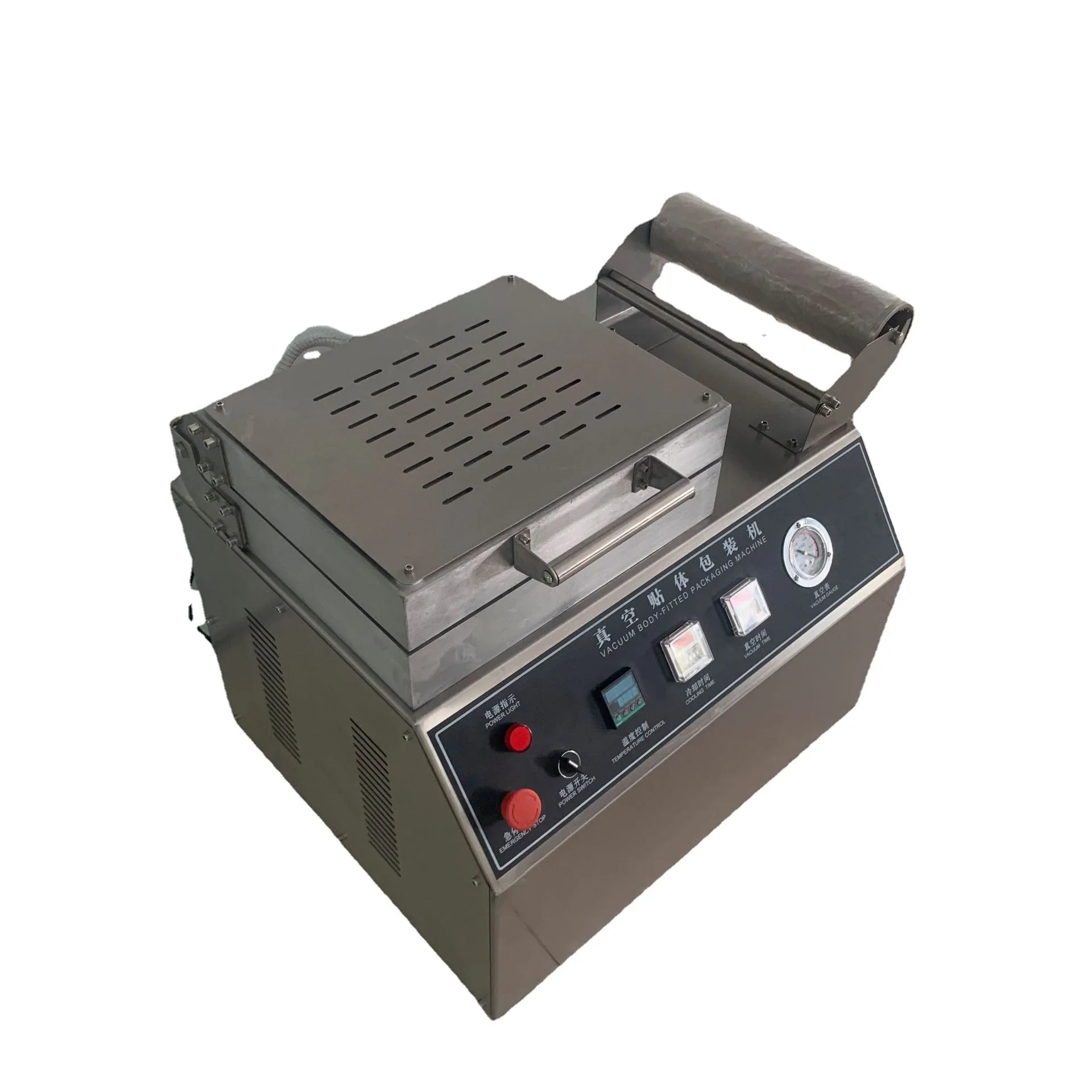 

DZ-450 Steak Salmon Seafood Takeaway Packaging Vacuum hine, Sea Cucumber Body Vacuum Packaging Laminating hine