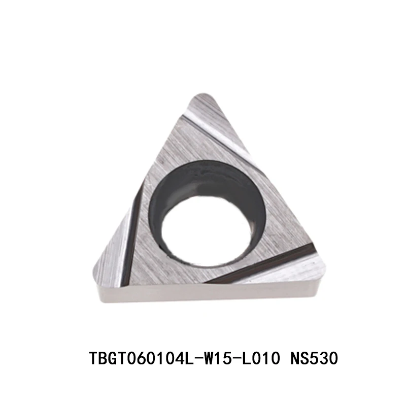 Máquina de torneado CNC TBGT 060104L TCGT 16T304L W15 L010 NS530 NS9530, insertos originales TCGT16T304L TBGT060104L