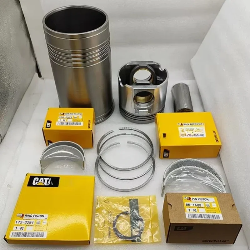 CAT 3406  Engine parts 3406 complete overhaul rebuild kit Cylinder Liner bearing ring piston 1684540