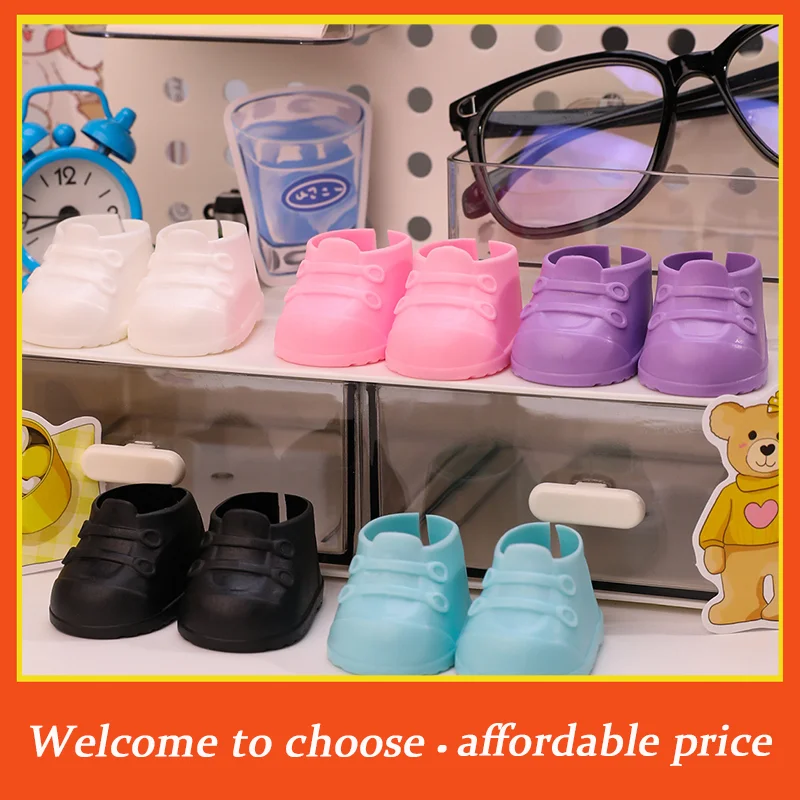 "New 20cm Mini Finger Shoes Clothing Accessory For 7.87 Inch Dolls Doll Accessories Doll Shoes Plastic Mini Shoes For Dolls