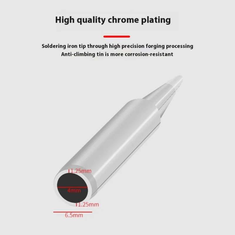 936 937はんだ付けステーションのはんだごてヘッドの交換、900mの溶接チップ、耐久性のあるはんだヘッド、溶接アクセサリ、5個、10個