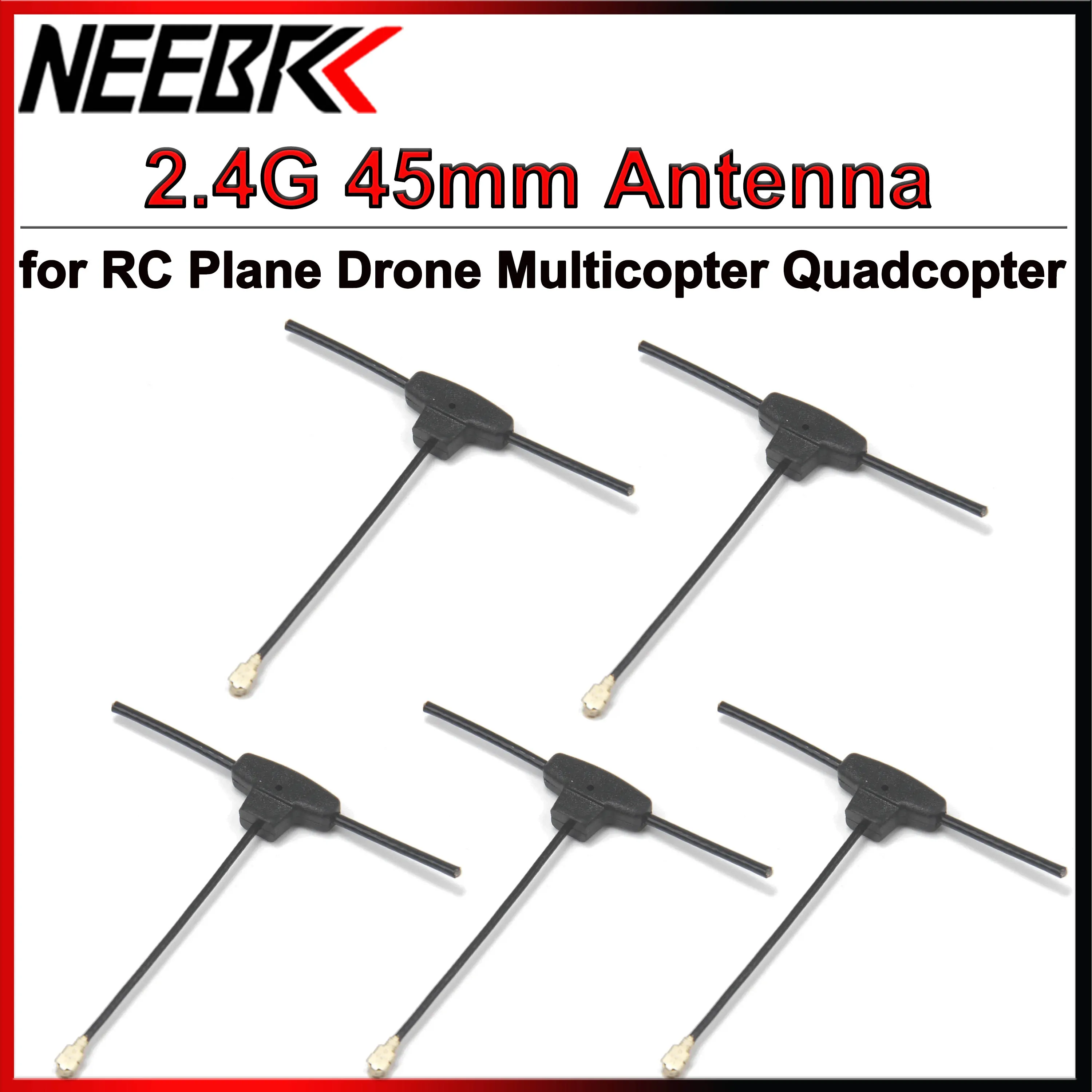 

1/2/5/10PCS 2.4G T Type Receiver Antenna 45mm IPEX for RC Long Range Freestyle FPV Racing Drone Multicopter Quadcopter DIY Parts