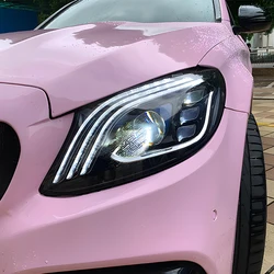For Benz W205 C180 C200 C220 C22d C230 C160 2015-2021 Car Front Light Upgrade Maybach LED Headlight Lens High Quality Assembly