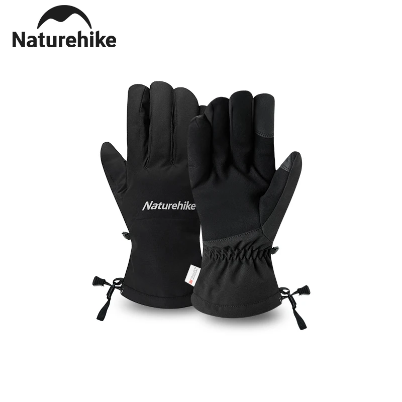 Naturehike Winter Gloves Camping Warm Full Fingers Glove Waterproof Cycling Outdoor Ski Touch Screen Cotton Gloves for Men Women