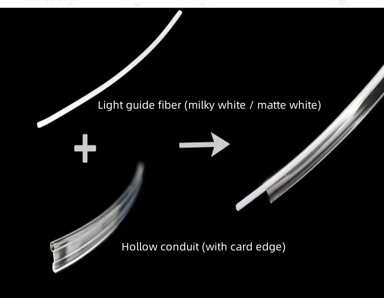 

Diameter 2.5mm 3mm 4mm 5mm 6mmSolid Core Pmma Optic Fiber Plastic Transparent Skirt Side Glow Cable For Car Decorative Lighting