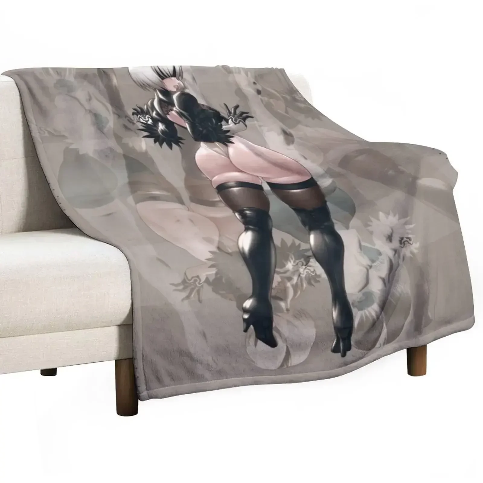 

Shiny 2B Throw Blanket Soft Bedroom Blanket for Night Sleeping