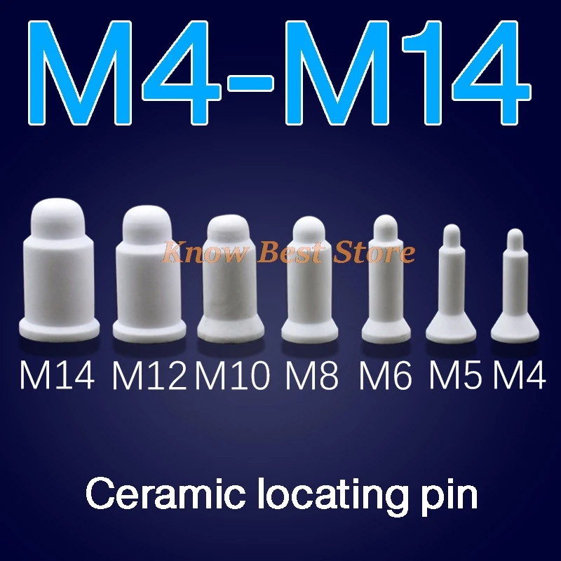 10pcs M4 M6 M8 M9 M10 M12 M13 M14 Ceramic Locating Dowel Pin Insulation Ceramic Sleeve Spot Welding Machine Accessories