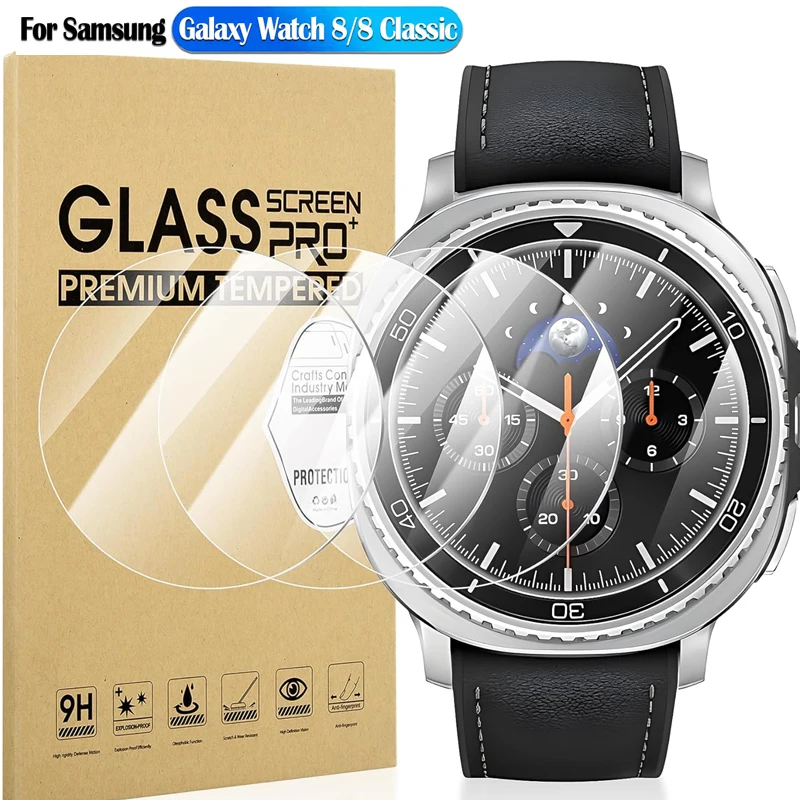 2-6PCS Glass Film For Samsung Galaxy Watch 8 Classic 46mm Te