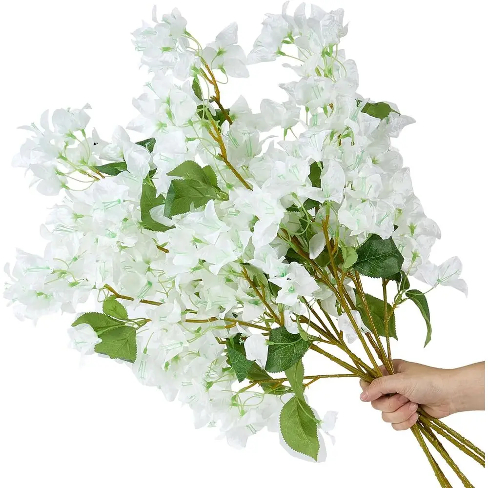 

Искусственные цветы из шелка, устойчивые к УФ-излучению, 30 дюймов, 10 штук в упаковке, 30 веток, подходят для свадеб, веранд, дома и сада.