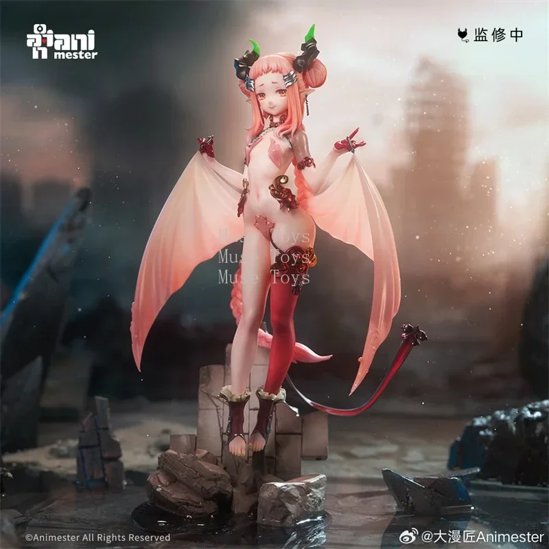 

29cm Original Character Koakuma YaYaKo 1/7 Figure Animester Girls Toys Anime PVC Action Figure Toy Game Collectible Model Doll