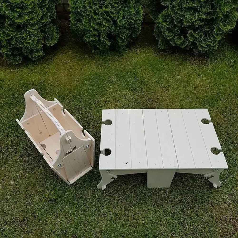 Foldable Picnic Basket Table Portable Chairs Outdoor FurniturecBeach Chair Storage Box Camping Accessories 2024 Hot