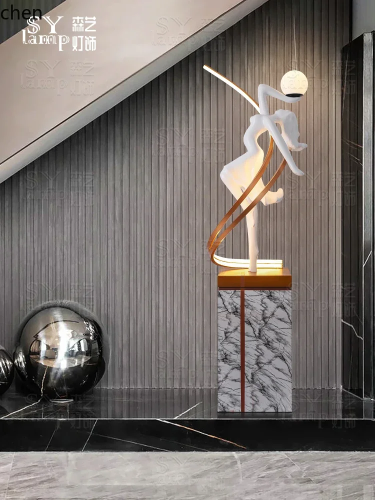 DSA light luxury sculpture humanoid dance ornament sales office living room entrance abstract decorative ornament