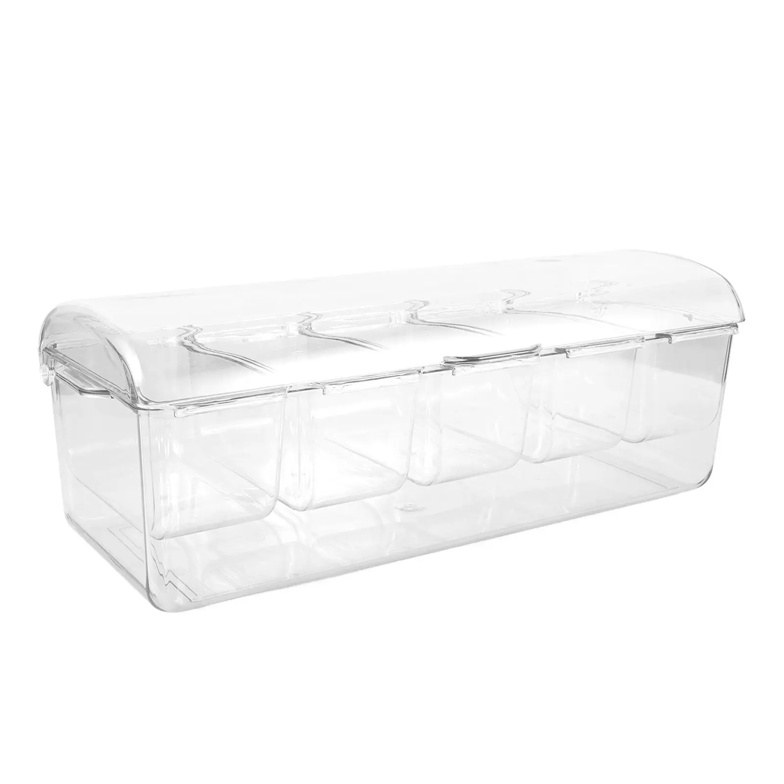 

Salad Storage Container With Lids Multi Compartment Portable Food Divider Tray For Picnic Bbq Party Chilled Snack Box