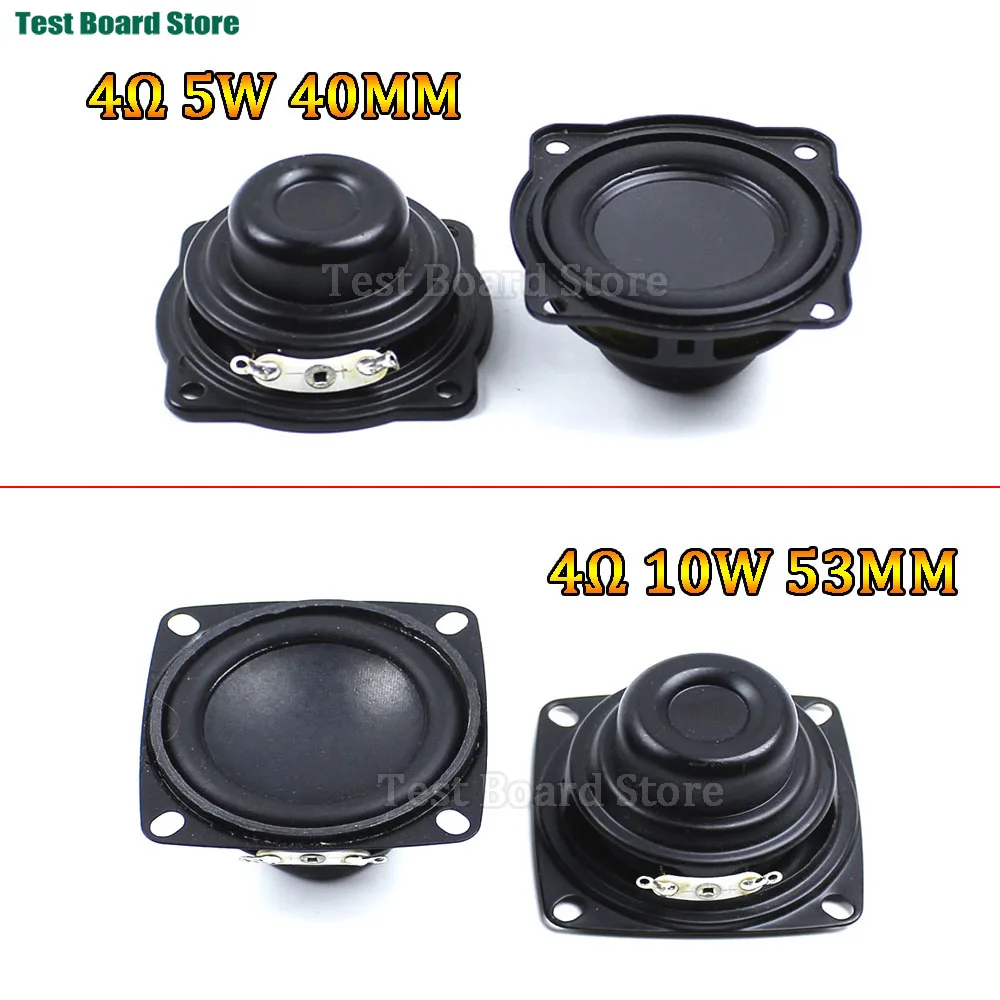 

1Piece Portable Full Range Speaker 4 Ohm 10W 53MM 4R 5W 40mm Loudspeaker DIY Bluetooth Speaker For JBL Charger 3 Home Amplifier