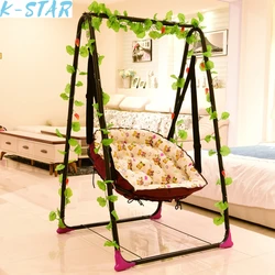 Apartment Balcony Glider Single Outdoor Swing Indoor Baby Cradle Office Lunch Break Swing Glider K-STAR Dropshipping