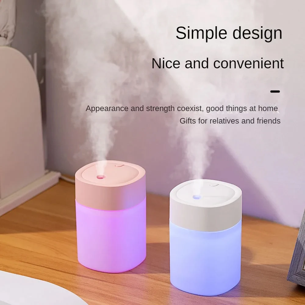 500ML Air Humidifier Aroma Diffuser Essential Oil Flame Lamp Difusor USB Mute Humidifiers Diffusers For Home Car LED Humidifier