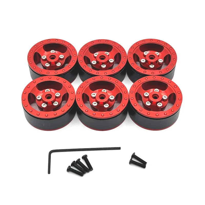 

Metal Upgrade And Modification Of Six Wheel Drive Ttire Hub For WPL 1/16 JJRC Feiyu RC Car Parts