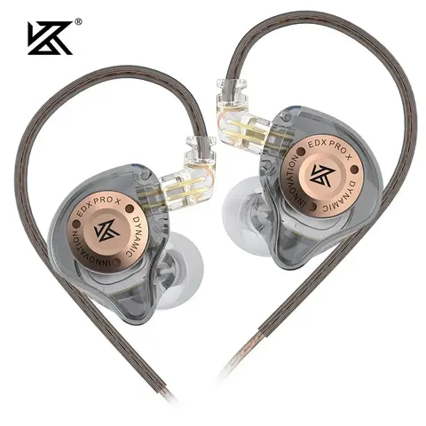 Наушники KZ EDX PRO X - Проводные Hi-Fi Стерео с Глубокими Басами — изображение товара