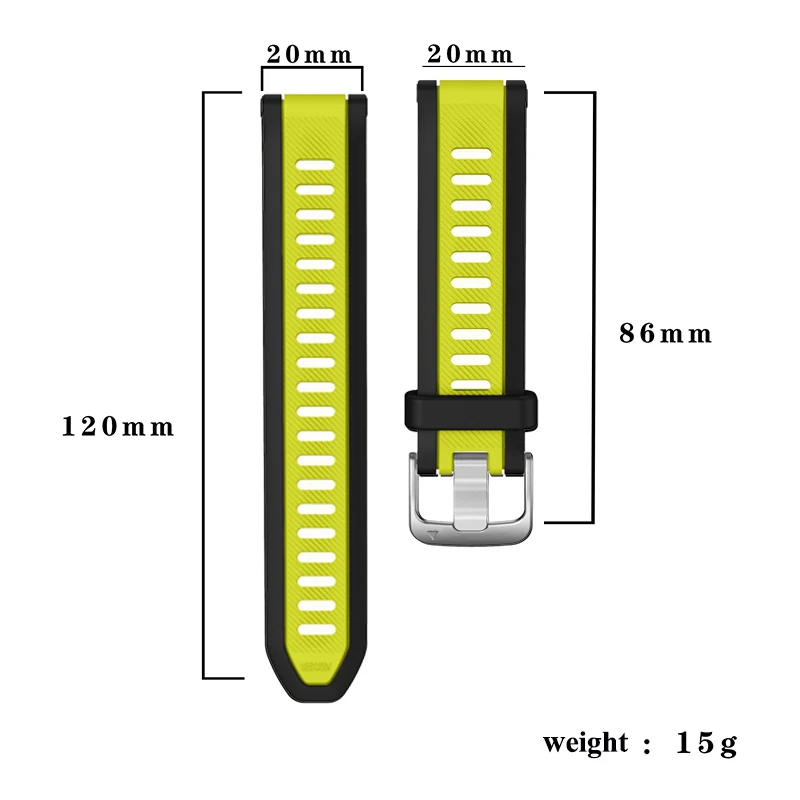 حزام سيليكون للغارينر ، 20 دقيقة ، إكسسوارات أصلية ، كوريا الموسيقى ، الرياضة ، للفتيات والنساء ، 20 * *